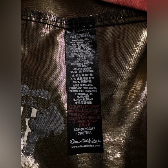 Miss Selfridge High Waisted  Floral Skirt - Picture 4 of 4